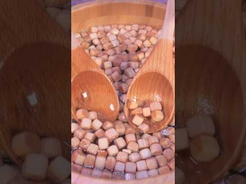 #asmr Satisfying Wood Soup 🪵 #shorts #asmrshorts #satisfying