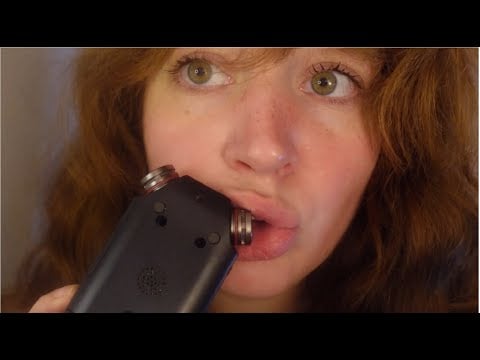 ASMR ear eating with tascam (no talking, intense mouth sounds)