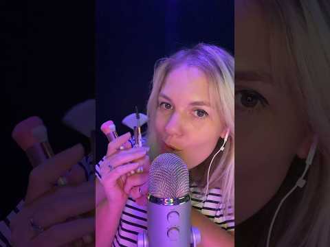 ASMR FR / Quel est ton pinceau préféré ? #HolidaysWithShorts #asmrfr #shortsasmr