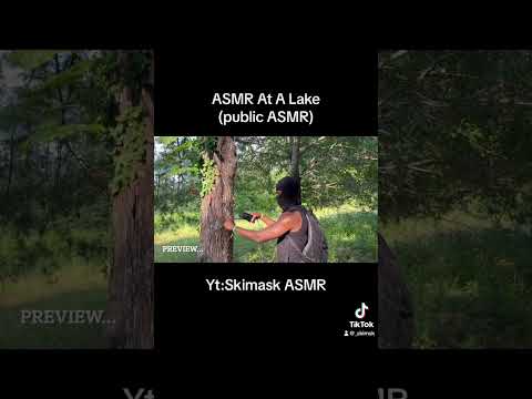 asmr at a lake full vid in my channel