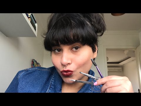 ASMR | AMIGA MALVADA Fazendo sua SOBRANCELHA 💁🏻‍♀️😈