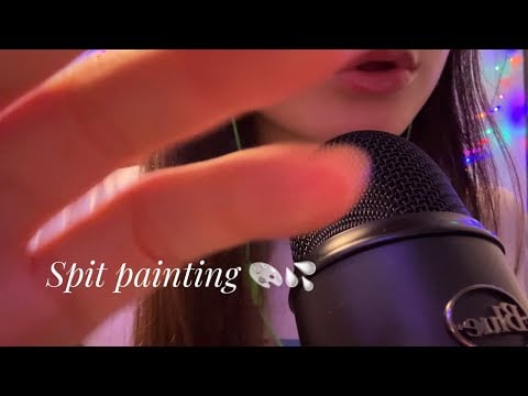 ASMR - Tingly Spit Painting 💗✨