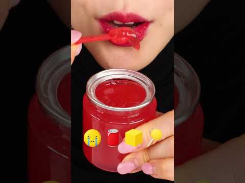 Wax candy, sour jelly, sour marshmallow ASMR