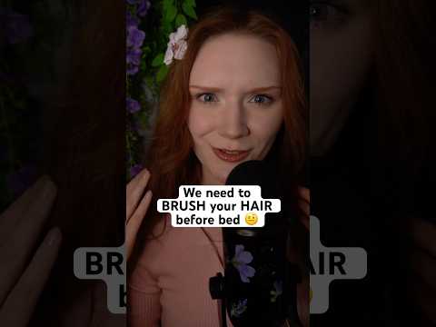 Hair brushing, spray ASMR 😴