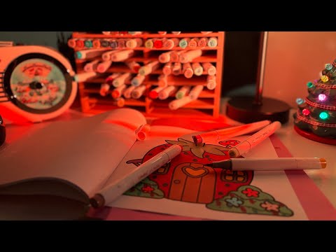 ⋆｡♡˚ASMR Cozy Coloring⋆｡♡˚