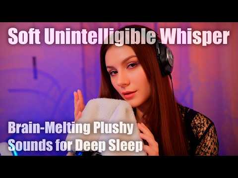 ASMR Fluffy Mic Sounds & Unintelligible Whispers for Sleep 💎 The Softest Sounds You've Ever Heard