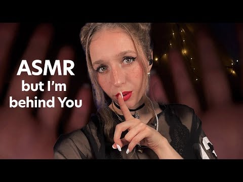 ASMR but I'm behind you (Hair brushing & Scalp Massage)