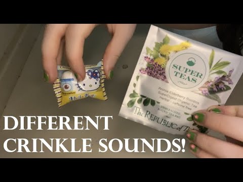 {ASMR} Assorted Crinkle Sounds w/ no talking