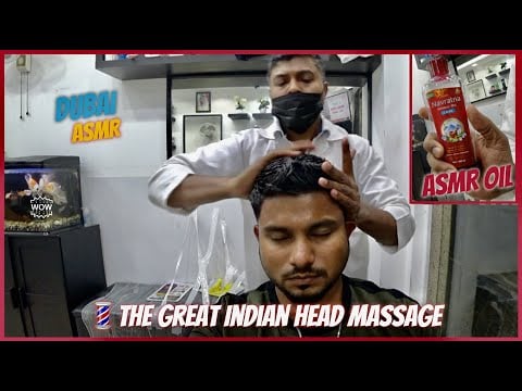 ASMR | Great Indian Head Massage In Dubai 🇦🇪