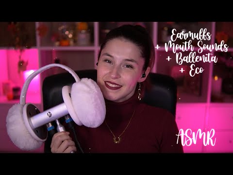 ASMR | Earmuffs + Mouth Sounds + Ballenita + Eco | Headrec