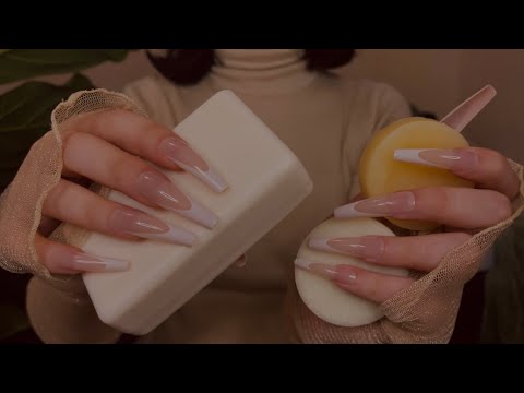 fast not aggressive tapping for asmr #40 (extra long nails) (no talking)