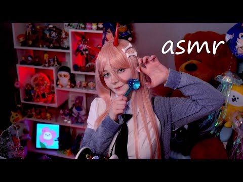 АСМР с Пауэр | Триггеры на 3дио | ASMR Triggers with Power 🍑