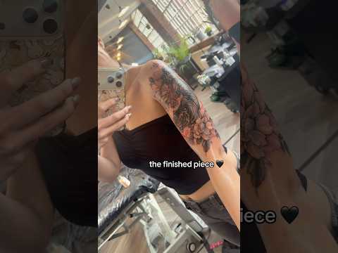 I got a WHOLE half sleeve tattoo… 👀