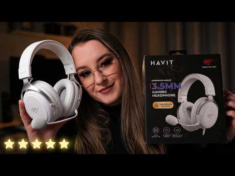 ASMR com SONS de UNBOXING para relaxar | Abrindo e testando o fone Headset Gamer Havit | comprinhas