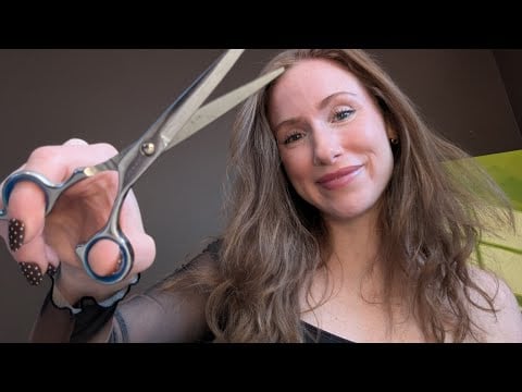 ASMR | Lazy Girl Haircut hehe ✂️