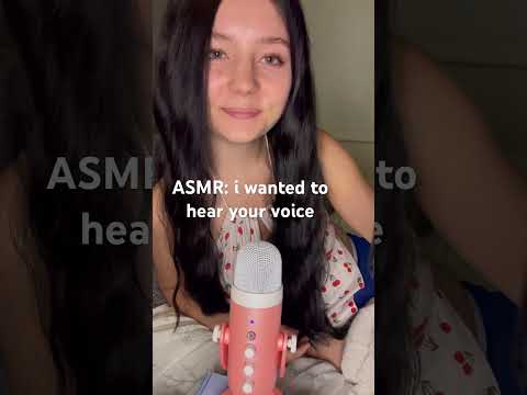 i wanted to hear your voice 🤍#asmr #girlfriendasmr #whisper #cozyasmr #tingles