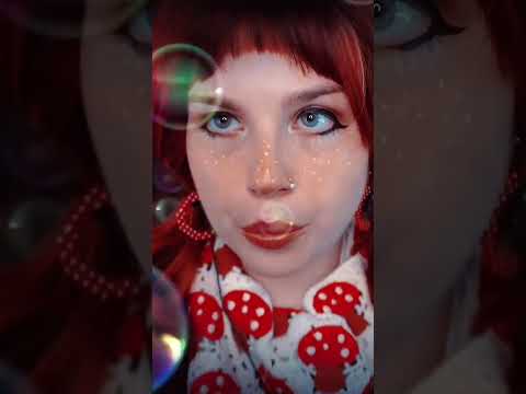 BUBBLES 🫧 #asmr #triggersforsleep #strawberrypatchasmr #bubbles #tinglytriggers #fairycore