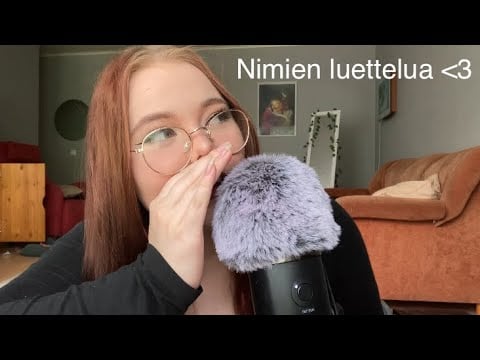 Nimien luettelua ja käsiliikkeitä 🙌