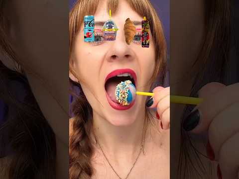 ASMR Emoji Lollipop, Soda Drink #shorts