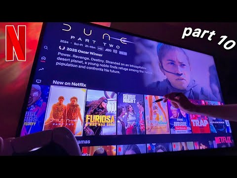 ASMR | Scrolling Through Netflix Movies 🎥 💤 (whisper ramble + tv tracing)