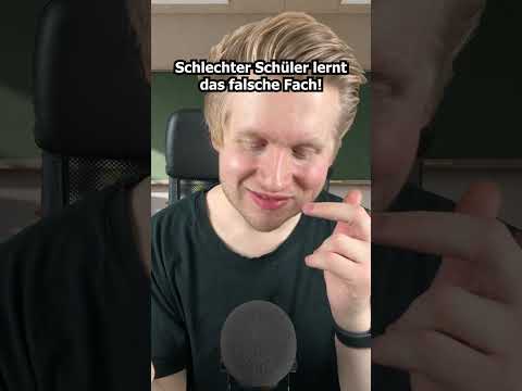 Schlechter Schüler lernt für das falsche Fach! #asmr