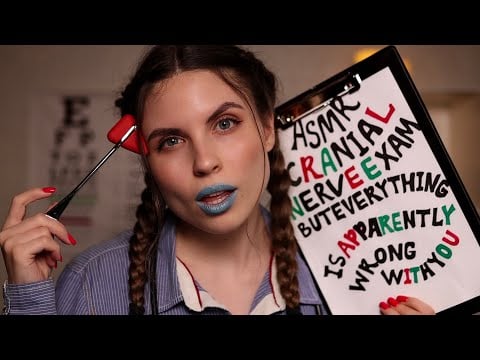 ASMR Cranial Nerve Exam BUT EVERYTHING IS WRONG |Eye Exam,Hearing Test,Smell,Taste| Medical Roleplay