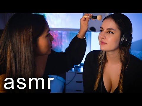 asmr @mariadlasmr Me MAQUILLA para ir de fiesta! Ale ASMR para dormir en español