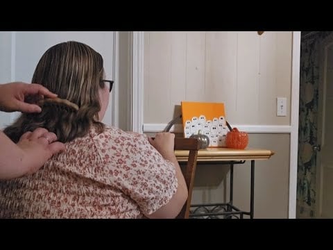 🪾 ASMR Hair Brushing & Combing 🧡
