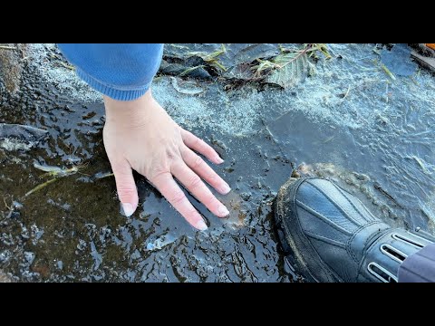 2 girls outside making ASMR