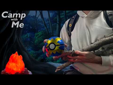 Relaxing Night at the Campfire with Logan | ASMR Pokemon Adventure