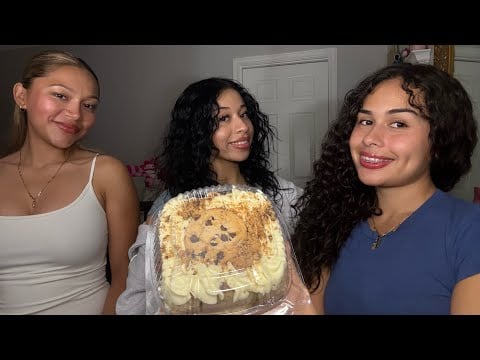 asmr : tres leches cake eating + best friends 