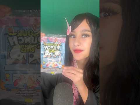 ASMR| Trying SOUR candy #asmrsounds #asmr #asmrcommunity #cosplayer #shortsviral #shortsfeed #shorts