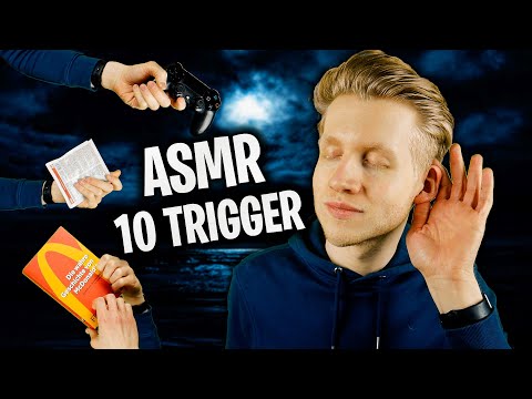 ASMR - Die 10 BESTEN TRIGGER für ENTSPANNUNG am ganzen KÖRPER