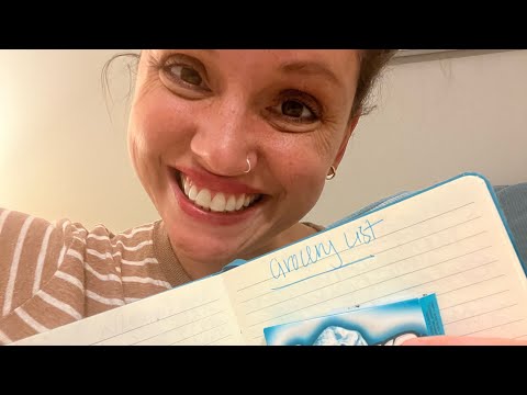 ASMR - My Grocery List - Gum Chewing Whisper