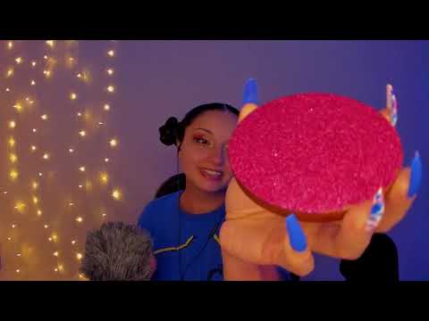 Visual ASMR with Tapping and Wind Storm