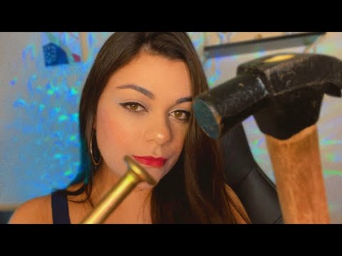 ASMR: CONSERTANDO SEU ROSTO COM FERRAMENTAS ⚒️