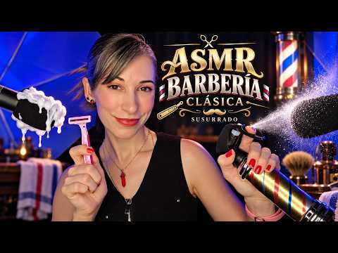 🪒ASMR Barbería para Dormir | Espuma, Afeitado y Atención Personal | Roleplay Barbershop en español