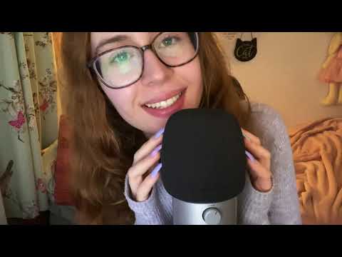 ASMR - Whispered Ramble & Mic Scratch