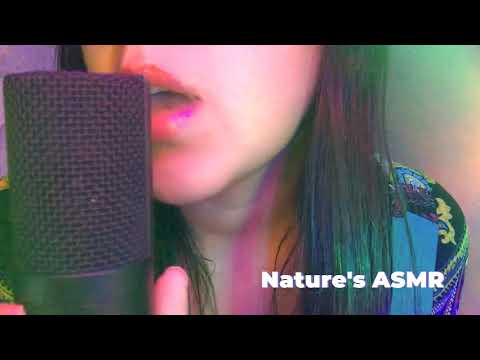 ASMR CLOSE UP WET MOUTH SOUNDS, INTENSE TINGLES, LIP SMACKING, KISSES, AND MORE