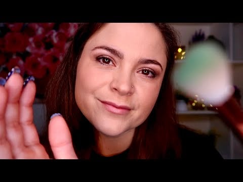 ASMR | 1 Hour of Face Brushing & Tracing Until You Fall Asleep😴(Slow Personal Attention)
