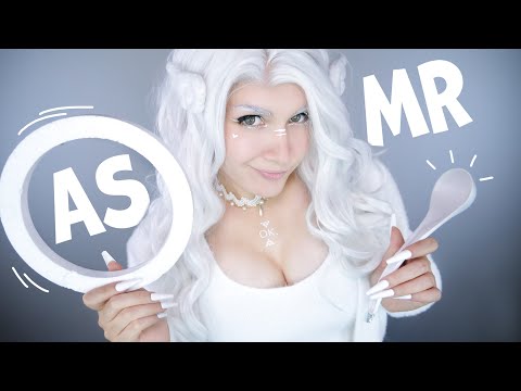 АСМР 🤍 БЕЛЫЕ ТРИГГЕРЫ ДЛЯ 99,9% МУРАШЕК и СНА🏐 🦢 ASMR White Triggers for sleep and tingles