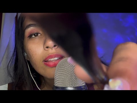 ASMR TE MAQUIANDO COM COISINHAS DA SHEIN