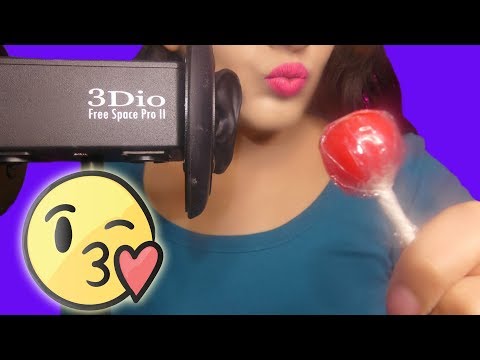 ASMR Lollipop Organic Vegetarian   - 3DIO BINAURAL