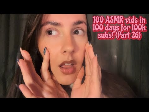 ASMR- Spit painting, tongue tapping, close whispers, kisses & clipping you🌩️ (Custom for Haley!💛)