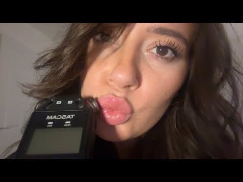 ASMR Mouth Sounds With My New Tascam ( experimental) 