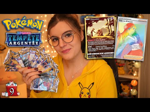 ASMR | Ouverture de 16 boosters Pokémon (le petit bruit des paquets la 🥰)