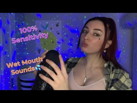 ASMR | 100% Sensitivity Cupped Mouth Sounds ♡