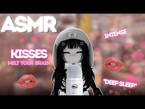 Roblox ASMR  - 💋 kisses to MELT your BRAIN w/ 200% Sensitivity  💋