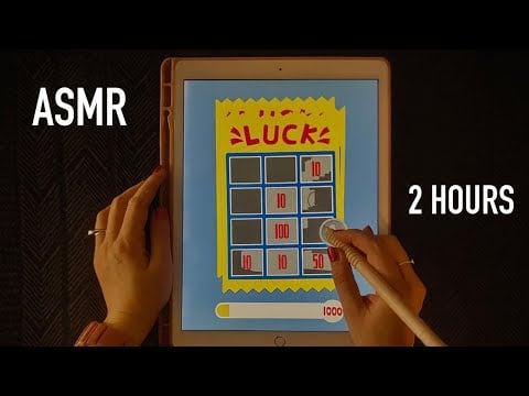 😴2 HOURS iPad ASMR - 🤤 The most satisfying game i’ve played - Clicky whispers | ipad pencil sounds
