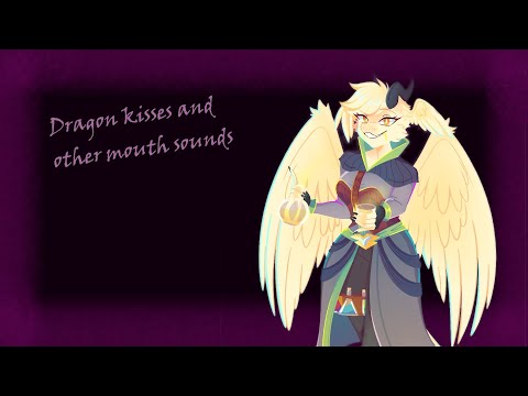 [Furry ASMR] A dragon's fun kisses [F4A, Mouth sounds, No talking]